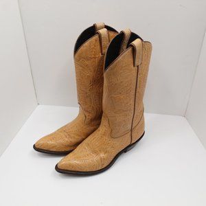 Nine West Natural Embossed Leather Women's Boots